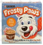 Purina Frosty Paws peanut butter flavored frozen dog treat, 4 ct Center Front Picture