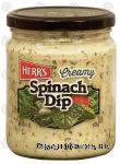 Herr's  creamy spinach dip Center Front Picture