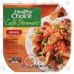 Healthy Choice Cafe Steamers asian inspired sweet sesame chicken, with rice and vegetables in a sweet & spicy sesame sauce Center Front Picture