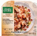 Healthy Choice Cafe Steamers cajun style chicken & shrimp with rice and vegetables entree Center Front Picture