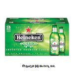 Heineken  lager beer from Holland, 12-fl. oz., glass bottles Center Front Picture