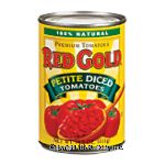 Red Gold Tomatoes Petite Diced Center Front Picture