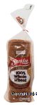 Sara Lee Classic 100% Whole Wheat Classic Center Front Picture