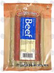 Old Wisconsin  beef sausage sticks, 7 sticks Center Front Picture