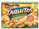 Jose Ole Taquitos chicken & cheese rolled in flour tortillas, 15 count Center Front Picture