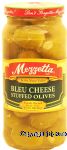 Mezzetta  bleu cheese stuffed green olives Center Front Picture