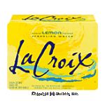 La Croix Sparkling Water Natural Lemon 12 Oz Center Front Picture