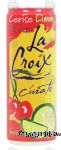 La Croix Curate Cerise Limon, cherry lime naturally essenced sparkling water Center Front Picture