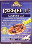 Food For Life Ezekiel 4:9 golden flax sprouted whole grain cereal Center Front Picture