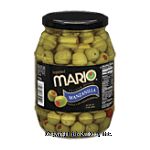 Mario  manzanilla spanish olives stuffed with minced pimiento Center Front Picture