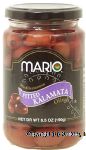 Mario Mediterranean pitted kalamata olives Center Front Picture