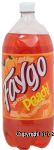 Faygo  peach flavored soda pop Center Front Picture