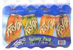 Faygo  variety flavor soda, 6-redpop, 6-twist, 6-orange, 6 grape; 12-fl. oz. cans Center Front Picture