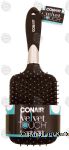 conair Velvet Touch square brush for all hair lengths, elastic hangers Center Front Picture