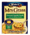 Wyler's Mrs. Grass Soup Mix Homestyle Vegetable Noodle 2 Ct Center Front Picture