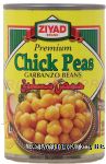 Ziyad  chick peas - garbanzos beans Center Front Picture