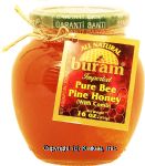 buram  imported pure bee pine honey with comb Center Front Picture