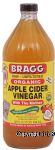 Bragg  raw - unfiltered organic apple cider vinegar with the mother Center Front Picture