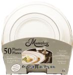 Masterpiece  plastic platers, 25 x 7.5-inch and 25 x 10.25-inch Center Front Picture