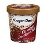 Haagen-Dazs Ice Cream Chocolate Chocolate Chip Center Front Picture