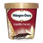 Haagen-Dazs Ice Cream Vanilla Bean Center Front Picture