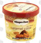 Haagen-Dazs  caramel cone ice cream Center Front Picture