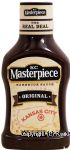 KC Masterpiece  original barbecue sauce Center Front Picture