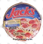 Jack's Original Thin pepperoni pizza Center Front Picture