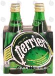 Perrier  sparkling natural mineral water, 4- 11.15 fl oz bottles Center Front Picture