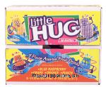 Little Hug  assorted flavored fruit drinks, blue raspberry, grape, orange, punch Center Front Picture