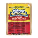 Hebrew National Franks Jumbo Beef 4 Ct Center Front Picture