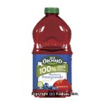 Old Orchard 100% Juice blueberry pomegranate Center Front Picture