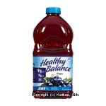 Old Orchard Healthy Balance Bottled Juice Cocktail  Healthy Balance Grape Center Front Picture