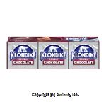 Klondike Double Chocolate chocolate light ice cream with milk chocolate flavored coating, 6 bars Center Front Picture