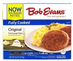 Bob Evans  fully original pork sausage patties, 8 patties Center Front Picture