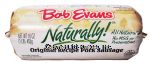 Bob Evans Naturally! original recipe pork sausage, all natural Center Front Picture