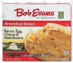 Bob Evans Breakfast Bakes bacon, egg, cheese & hash browns, 4 bakes Center Front Picture