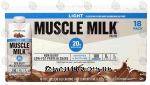 Muscle Milk Light non dairy low-fat protein shake, chcolate, 11-fl. oz. Center Front Picture