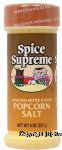 Spice Supreme  popcorn salt, imitation butter flavor Center Front Picture