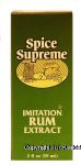 Spice Supreme  extract, imitation rum Center Front Picture