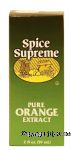 Spice Supreme  extract, pure orange  Center Front Picture