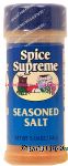 Spice Supreme  seasoned salt Center Front Picture