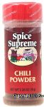 Spice Supreme  chili powder Center Front Picture