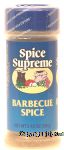 Spice Supreme  barbeque spice Center Front Picture