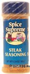 Spice Supreme  steak seasoning Center Front Picture