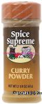 Spice Supreme  curry powder Center Front Picture