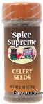 Spice Supreme  celery seeds Center Front Picture