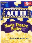 Act II  movie theatre butter microwave popcorn, 6-bags Center Front Picture