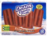 Dean's Country Fresh fudge bars, fat free, 12 pack Center Front Picture