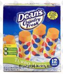 Dean's Country Fresh turbo tubes; orange sherbet, 12 pack Center Front Picture